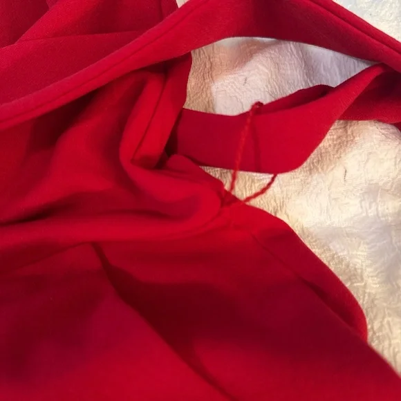 Chic Scarlet Jumpsuit - Picture 6 of 10